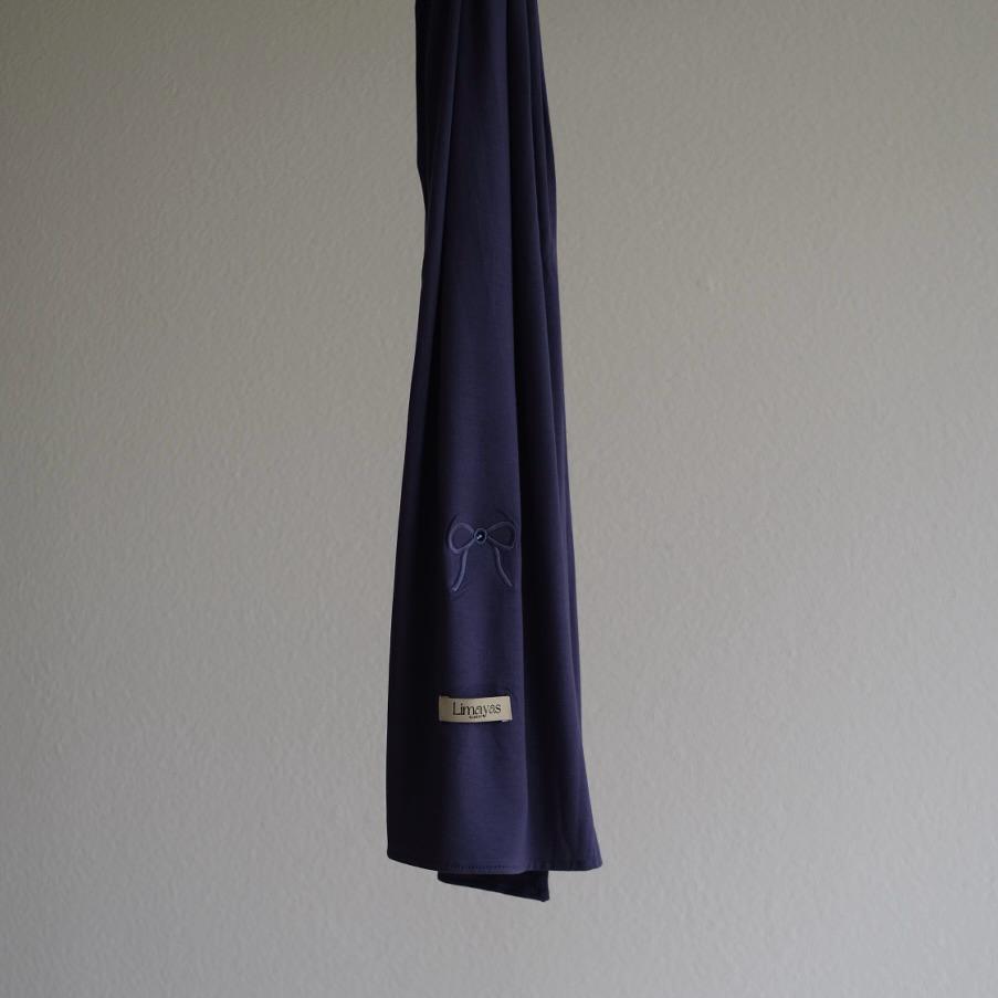 Bamboo jersey scarfs with bows