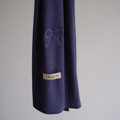 Bamboo Jersey Scarf with Bow