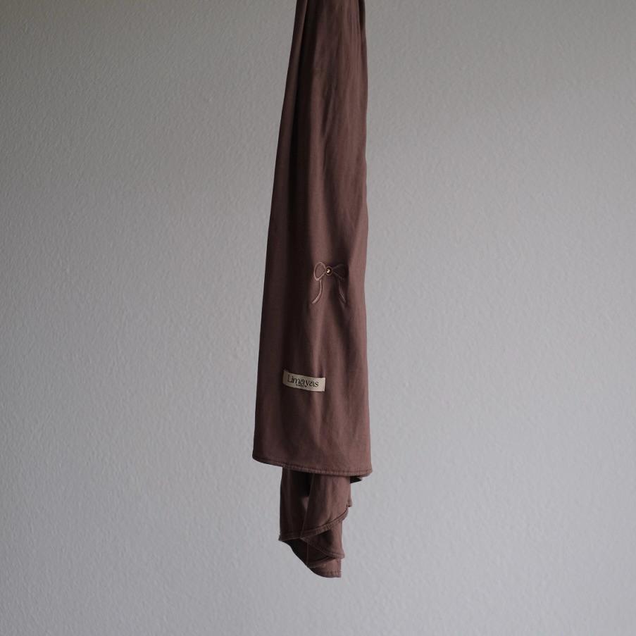 Bamboo jersey scarfs with bows